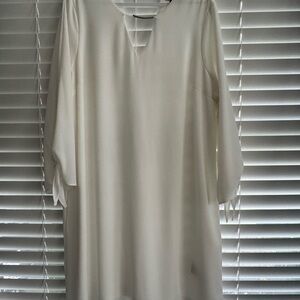 Cream dress from Le chateau